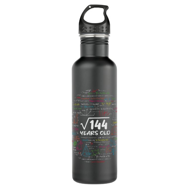 Bouteille D'eau 12 ans Cadeaux garçons filles adolescent 12e anniv (Devant)