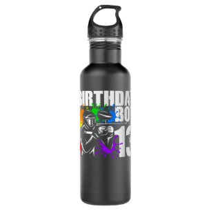 Bouteille D'eau 13 ans Paintball Anniversaire Jouets 13e Gif