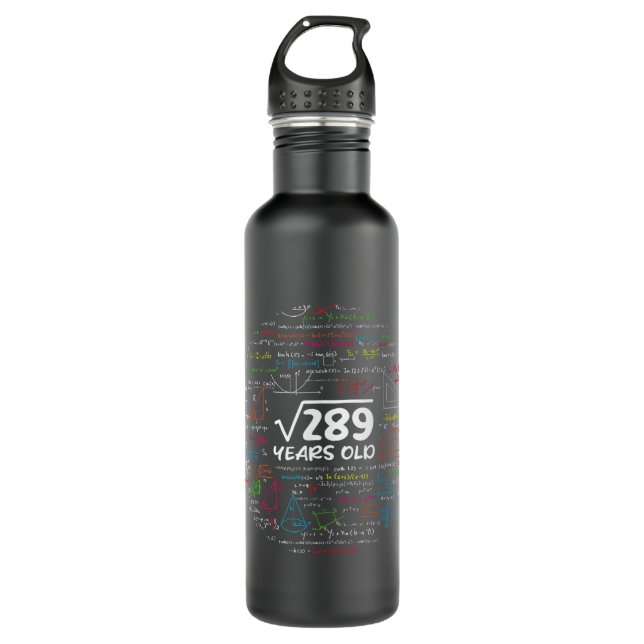 Bouteille D'eau 17 Ans Cadeaux Garçons Filles Adolescent 17e anniv (Devant)