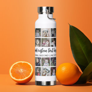 Bouteille D'eau 30 Collage photo Montage et texte - Peut modifier 