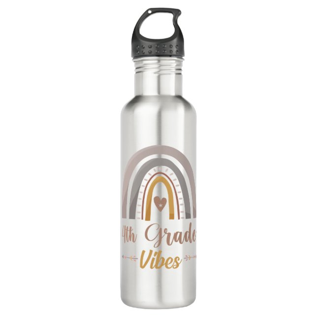 Bouteille D'eau 4th Grade Vibes Fourth Grade Back to School (Devant)