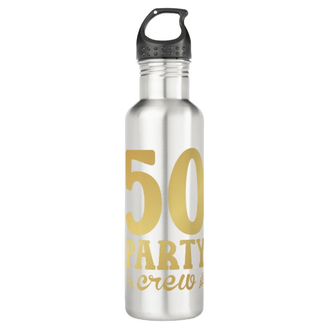 Bouteille D'eau 50e anniversaire de l'équipage (Devant)