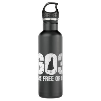 Bouteille D'eau 603 New Hampshire - Live Free or Die