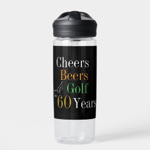 Bouteille D'eau 60e anniversaire Golf Cheers Bières