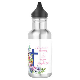 Bouteille D'eau 60e Anniversaire, Nun, Religious Life Cross