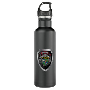 Bouteille D'eau 75e Régiment de Rangers Bouclier inoxydable