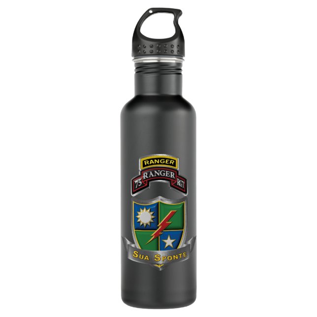 Bouteille D'eau 75e Régiment de Rangers "Sua Sponte" (Devant)