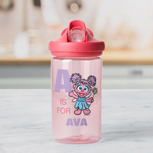 Bouteille D'eau A est pour Abby Cadabby Ajouter Votre Nom