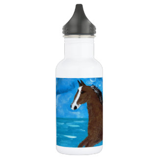 Bouteille D'eau a Horse on the Beach