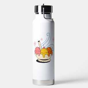 Bouteille d'eau à la crème glacée