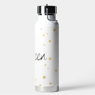 Bouteille d'eau à typographie de la Reine Couronne
