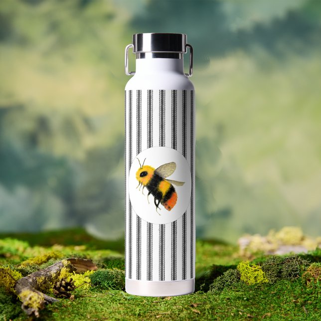 Bouteille D'eau Abeille aquarelle du pays (Créateur téléchargé)
