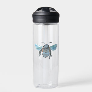 Bouteille D'eau Abeille charpentière sauvage en vol