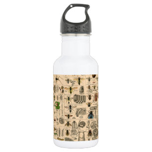 Bouteille D'eau Abeille Insecte Bug Wasp Nature Peinture des abeil