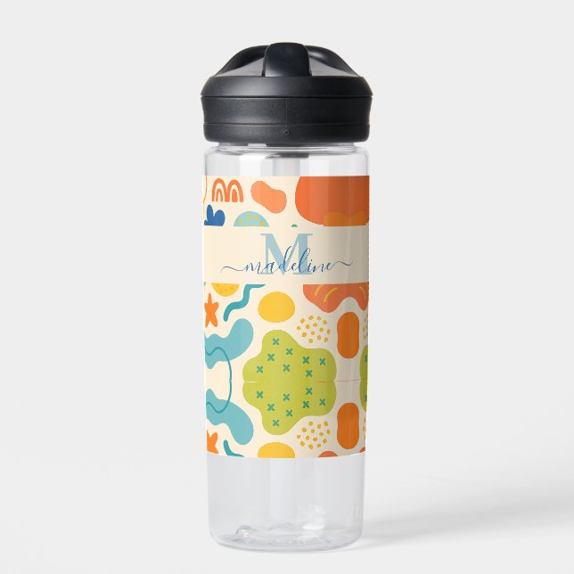Bouteille d'eau Abstraite couleur personnalisée (Extérieur)