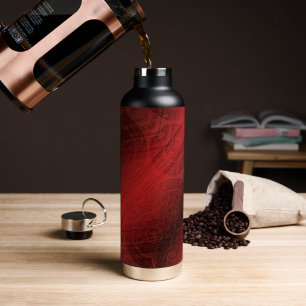 Bouteille D'eau Acceptation   Médaillons de méditation rouge