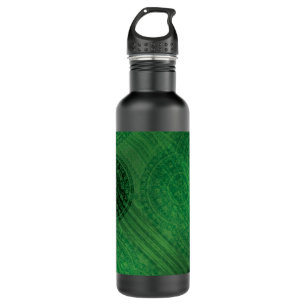 Bouteille D'eau Acceptation Médaillons de méditation verte