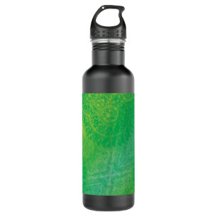 Bouteille D'eau Acceptation Médaillons de saumons jaunes bleus