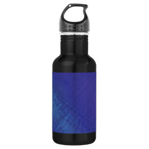 Bouteille D'eau Acceptation   Motif de Blue Indigo Violet Shibori