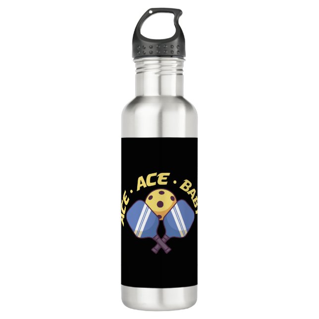 Bouteille D'eau Ace Ace Baby - Vêtements de Pickleball (Devant)