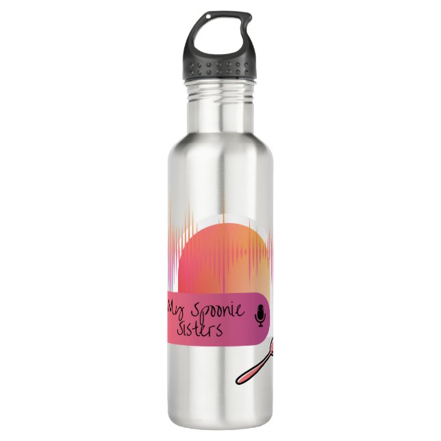 Bouteille d'eau, Acier inoxydable, 24 oz (Devant)