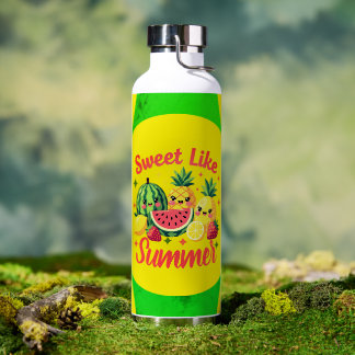 Bouteille D'eau Acier Inoxydable Fruit Mignon Comme L'été