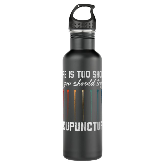 Bouteille D'eau Acupuncture Needles Acupuncture Treatment Try Acup (Devant)