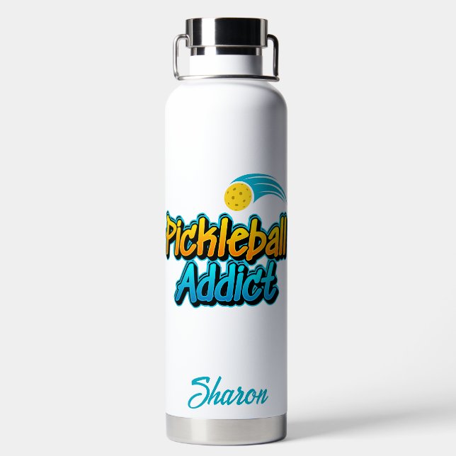 Bouteille D'eau Addict personnalisé de Pickleball (Plage)
