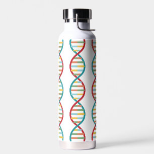 Bouteille D'eau ​ ADN ​ Mid Century Moderne Biologie STEM Blancs