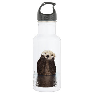 Bouteille D'eau adorable animal de loutre moelleuse mignonne