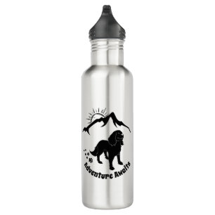 Bouteille D'eau Adventure Attend Randonnée Cavalier Acier Inoxydab
