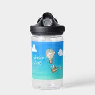 Bouteille D'eau Adventure Await Hot Air Balloon Monkey