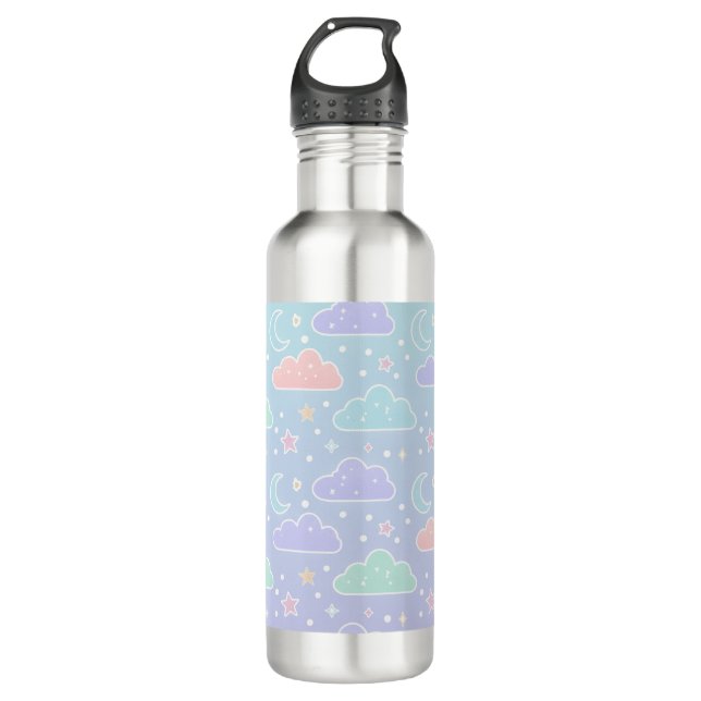 Bouteille D'eau Aesthetic Pastel Cloud Water Bottle (Devant)