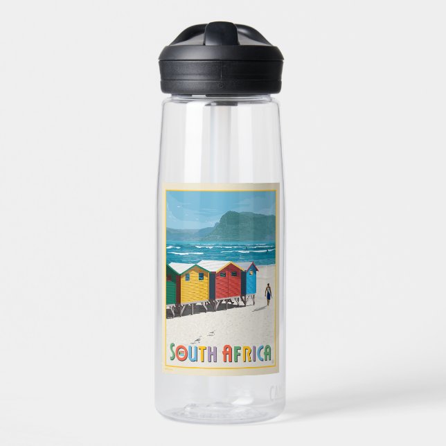 Bouteille D'eau Afrique du Sud | Plage de Muizenberg (Avant)