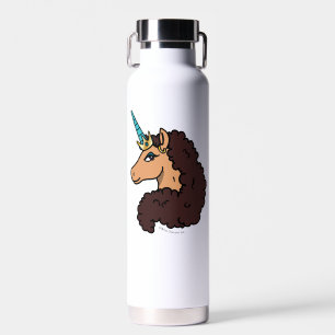 Bouteille D'eau Afro Unicorn Divin