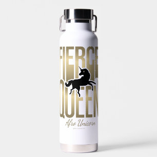 Bouteille D'eau Afro Unicorn Fierce Queen