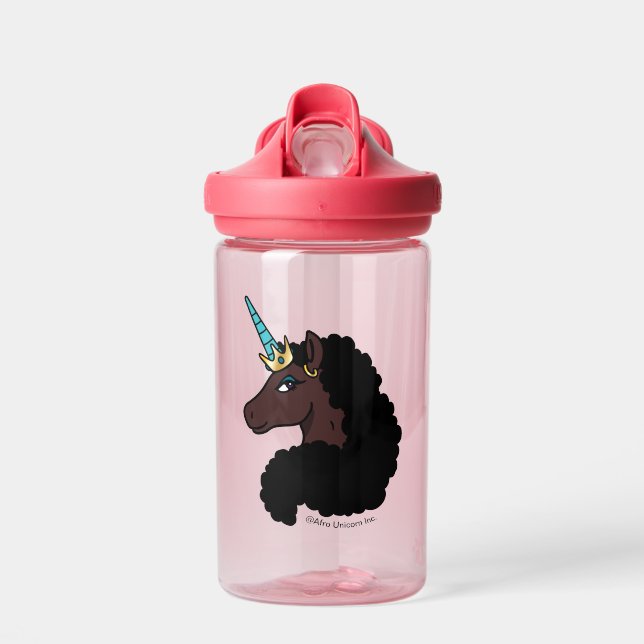 Bouteille D'eau Afro Unicorn | Magique (Avant)