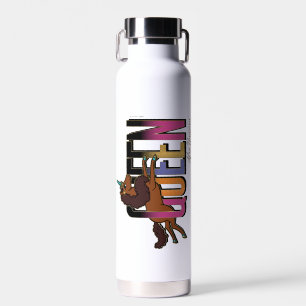 Bouteille D'eau Afro Unicorn Queen Design