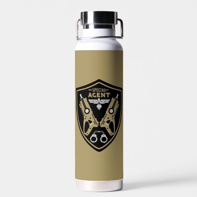 Bouteille D'eau Agent spécial (Arrière)
