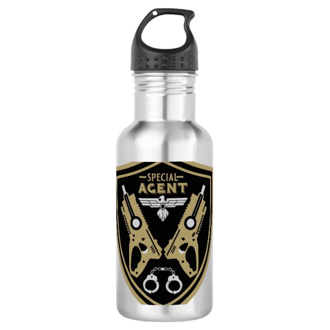 Bouteille D'eau Agent spécial (Devant)