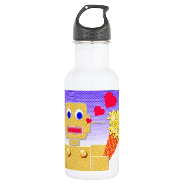 Bouteille D'eau Aimez-moi, je suis un garçon (Devant)