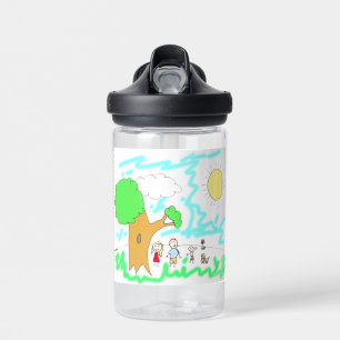 Bouteille D'eau Ajouter l'oeuvre de votre enfant à cette oeuvre