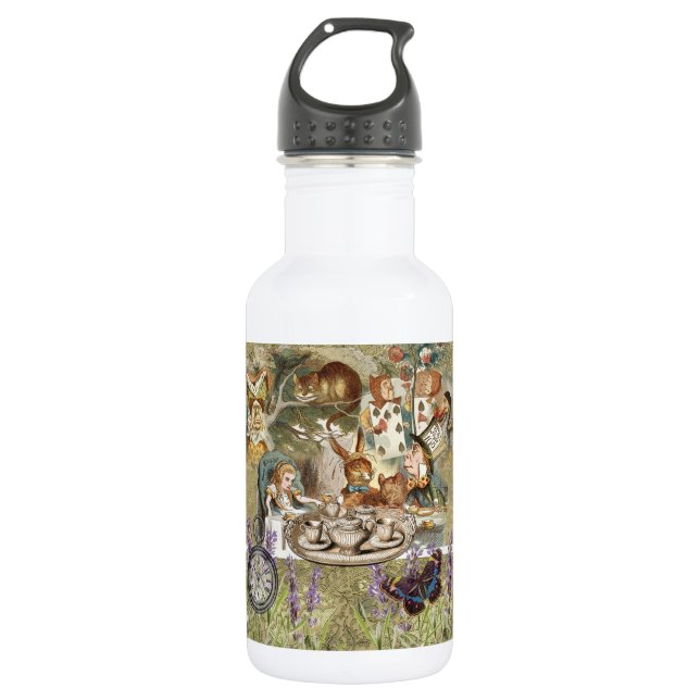 Bouteille D'eau Alice Adventures in Wonderland Mad Tea Party (Devant)