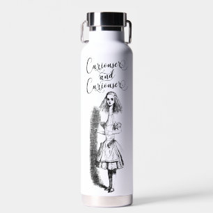 Bouteille D'eau Alice au pays des merveilles Curiouser et Curiouse