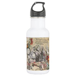 Bouteille D'eau Alice Aventures Merveilleux Rideau Classique Art