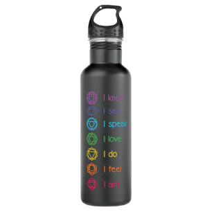 Bouteille D'eau Alignement Chakra, Yoga, Méditation Pullo Spiritue