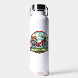 Bouteille D'eau Alimenté Par Pizza Bike