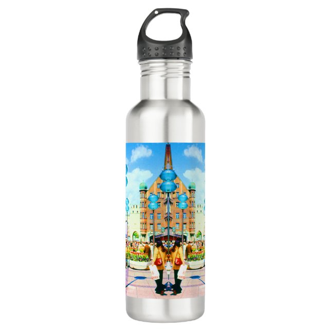 Bouteille D'eau Allemagne vintage Munich Towngate Karistor (Devant)