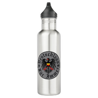 Bouteille D'eau Allemand/Deutschland Forever/Aigle/Croix de fer