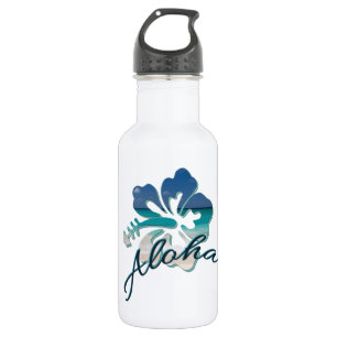 Bouteille D'eau Aloha Hawaï Hibiscus Flower